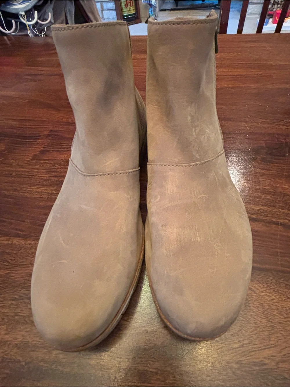 Sorel Harlow Chelsea Sz 10  Waterproof Tan Suede Womens  Boots See Description